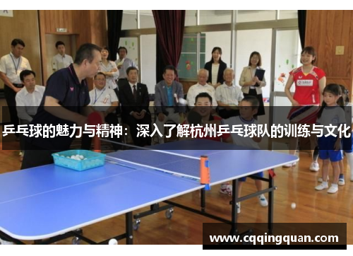乒乓球的魅力与精神：深入了解杭州乒乓球队的训练与文化